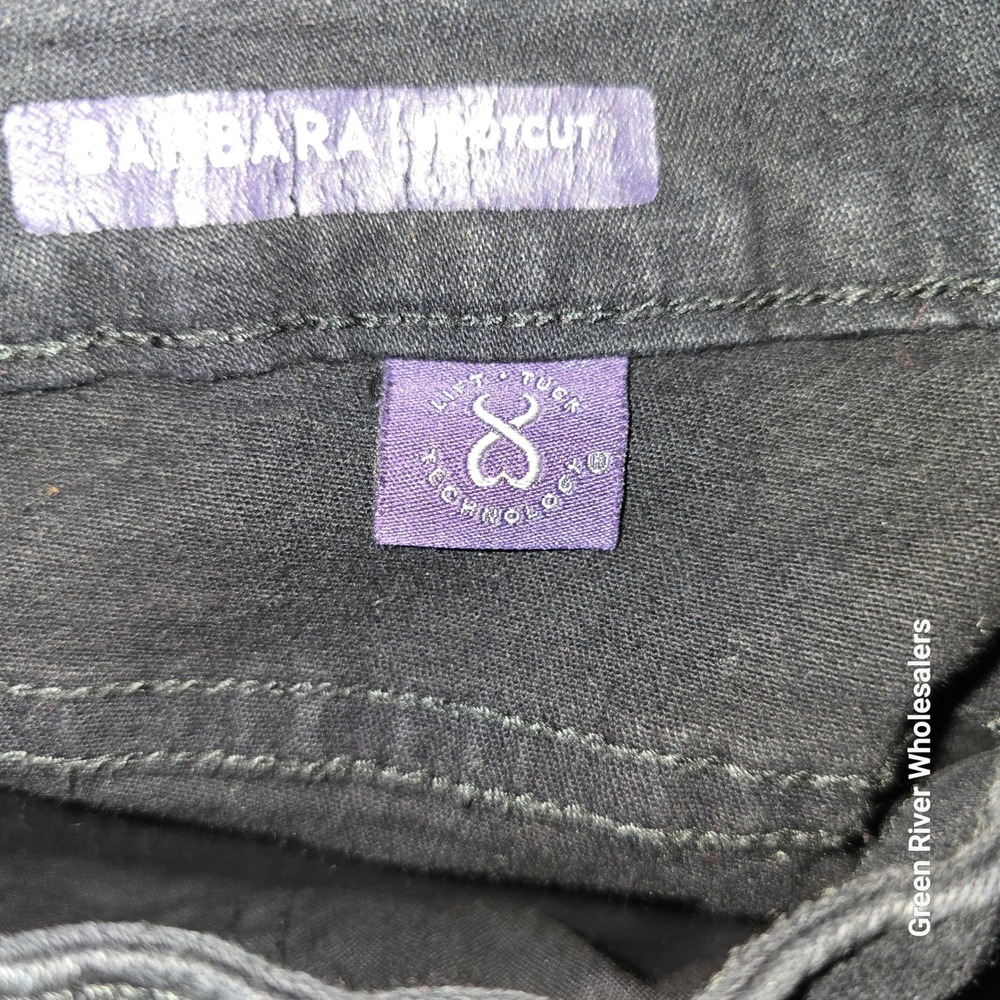 NYDJ Black Denim Jeans Comfort Stretch Classic‎ Fit Women's Size 16 - Picture 7 of 8